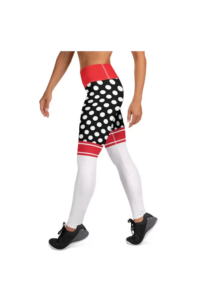 Sporty Polkadots Yoga Leggings