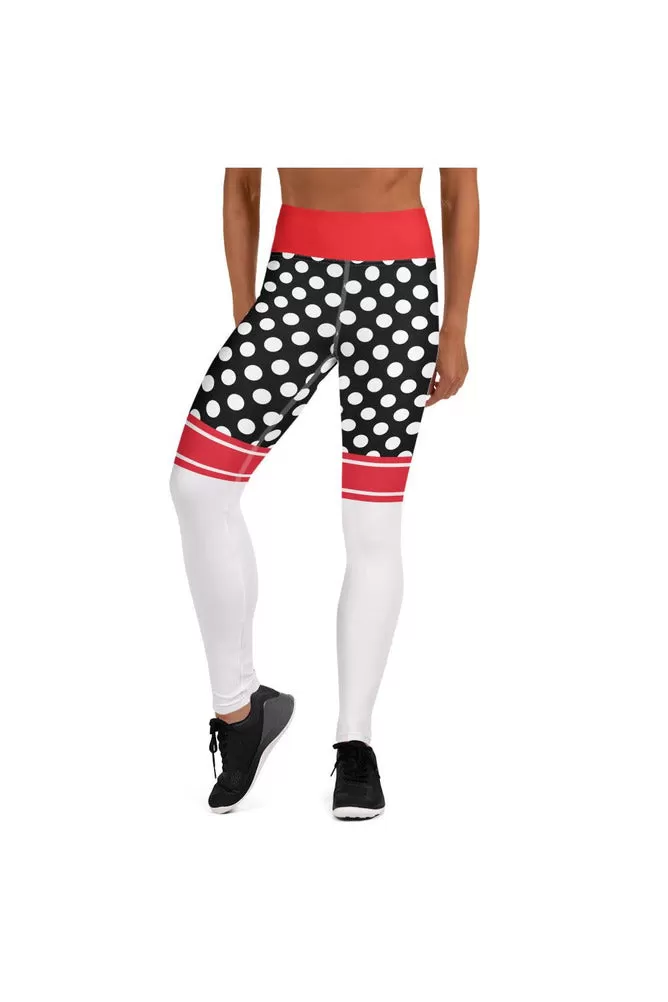 Sporty Polkadots Yoga Leggings