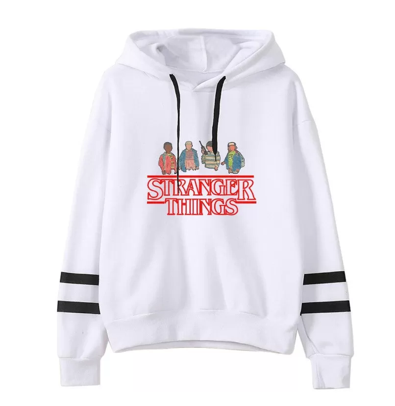 Stranger Things Striped Hoodies