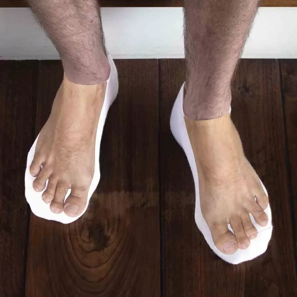 Tan Line Feet Printed on Socks - Funny Socks for Men