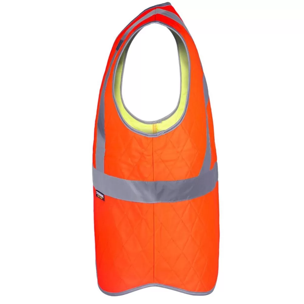 Terra Hi-Vis Cooling Vest with Zipper 116621 - Orange