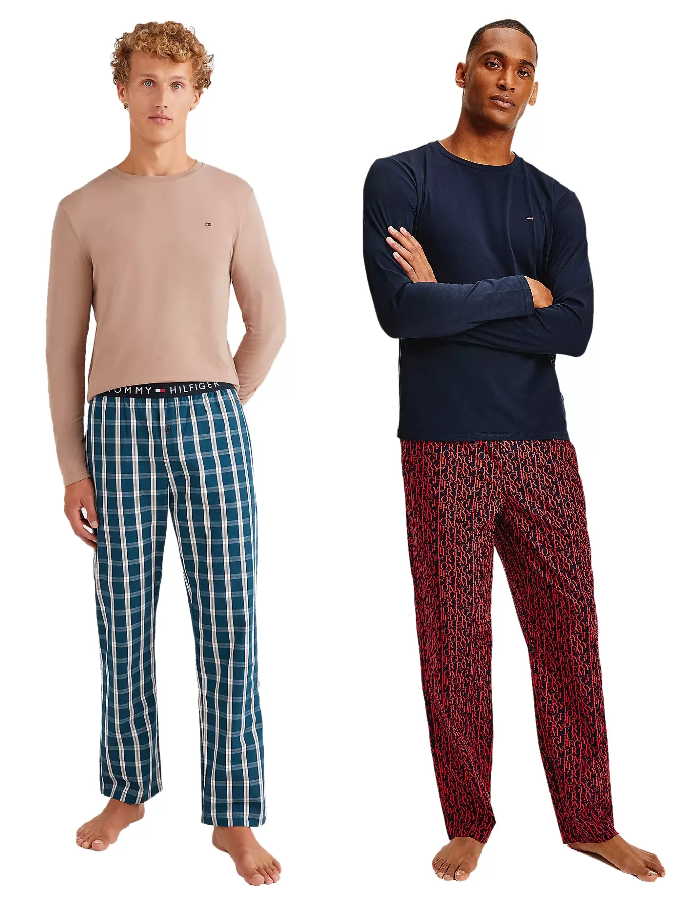 Tommy Hilfiger Men's Pyjama/ PJ Set - T-Shirt & Bottoms