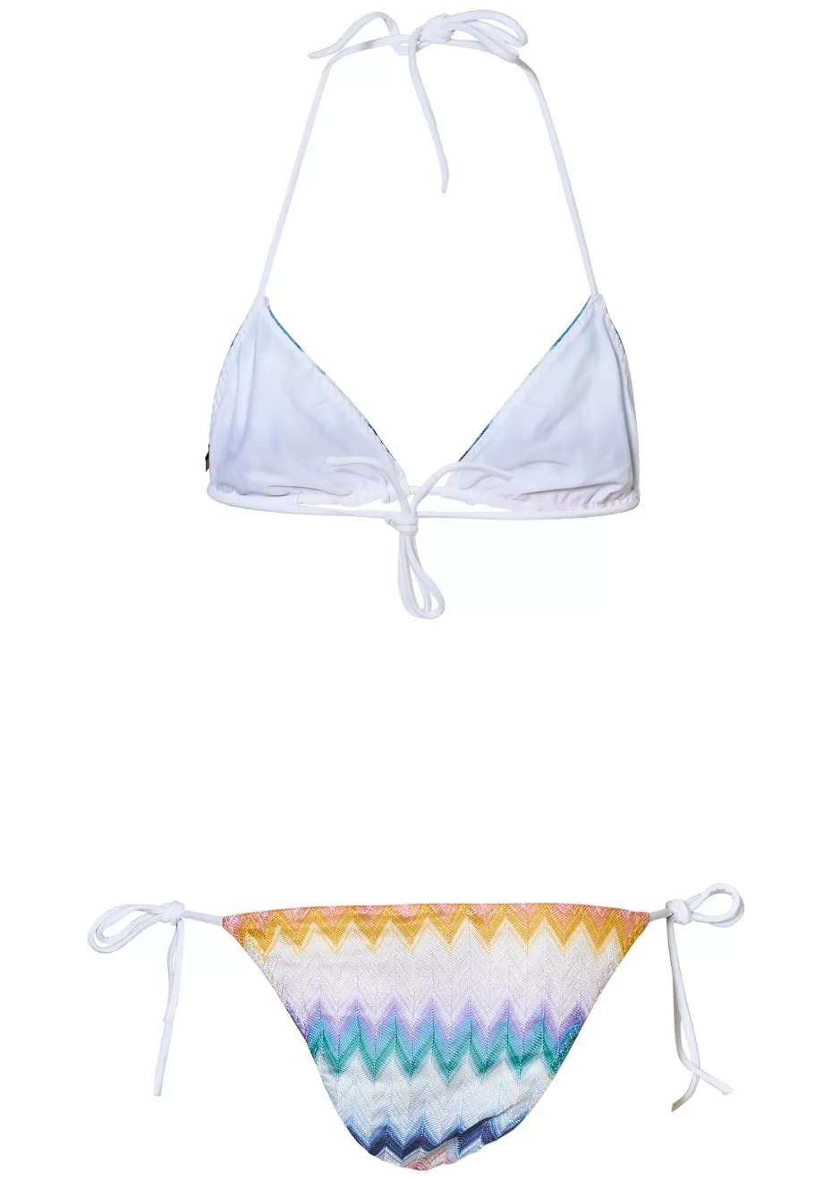 Triangle Zig Zag Lurex Bikini