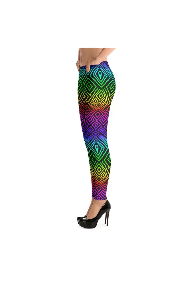 Tribal Rainbow Leggings