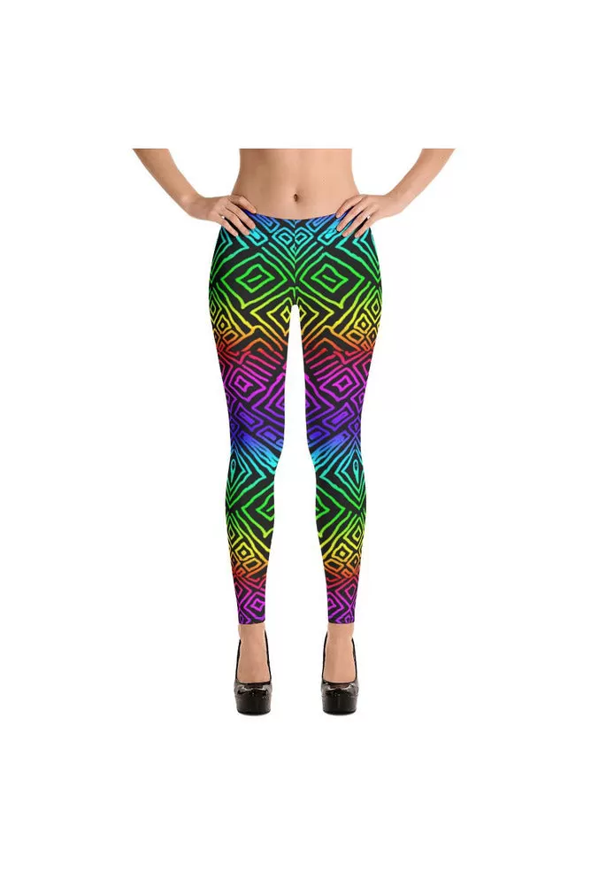 Tribal Rainbow Leggings