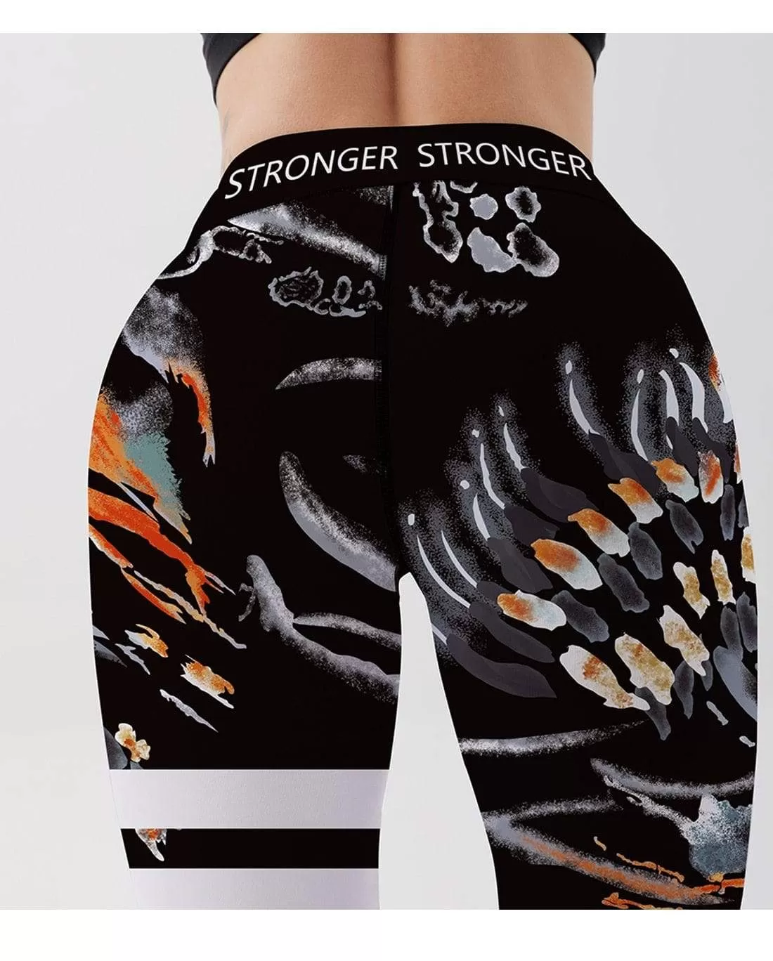 Tribal totem Printed Women Leggings For Fitness High Waist Printed Long Pants Women Hip Push UP Tights Women Gym Clothing