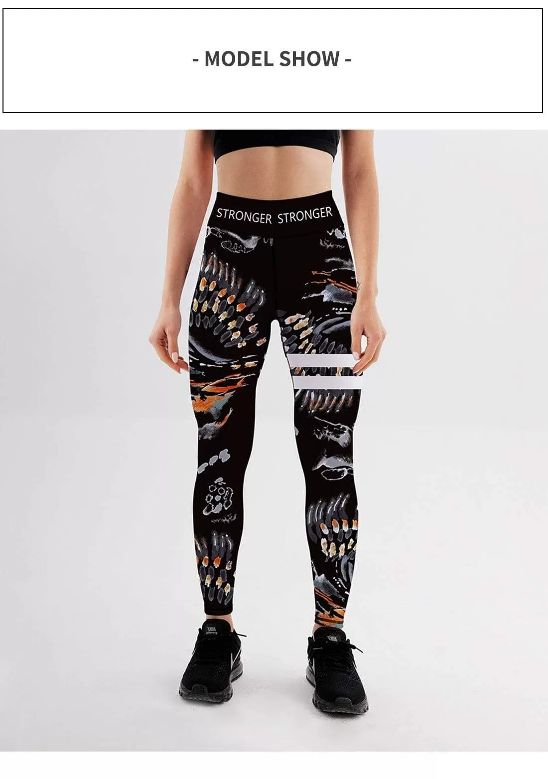 Tribal totem Printed Women Leggings For Fitness High Waist Printed Long Pants Women Hip Push UP Tights Women Gym Clothing