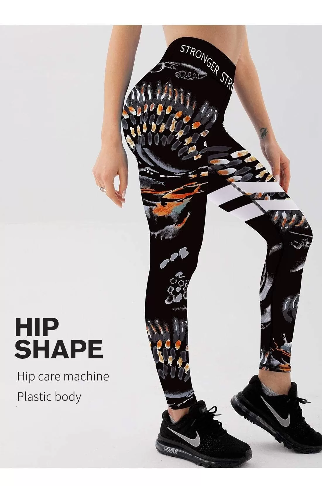 Tribal totem Printed Women Leggings For Fitness High Waist Printed Long Pants Women Hip Push UP Tights Women Gym Clothing