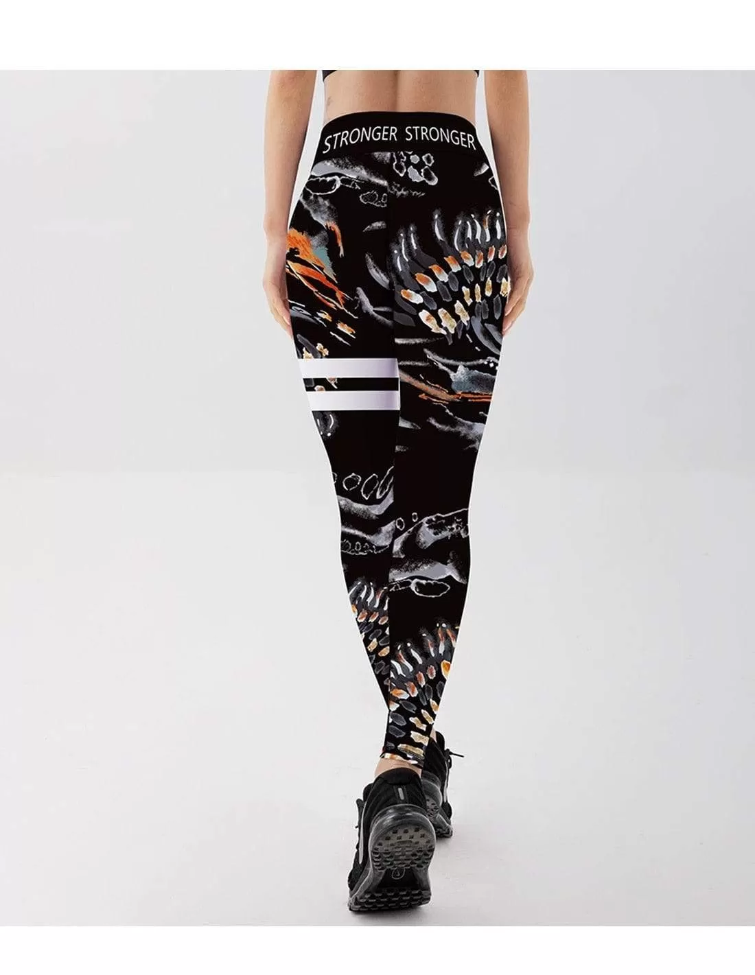 Tribal totem Printed Women Leggings For Fitness High Waist Printed Long Pants Women Hip Push UP Tights Women Gym Clothing