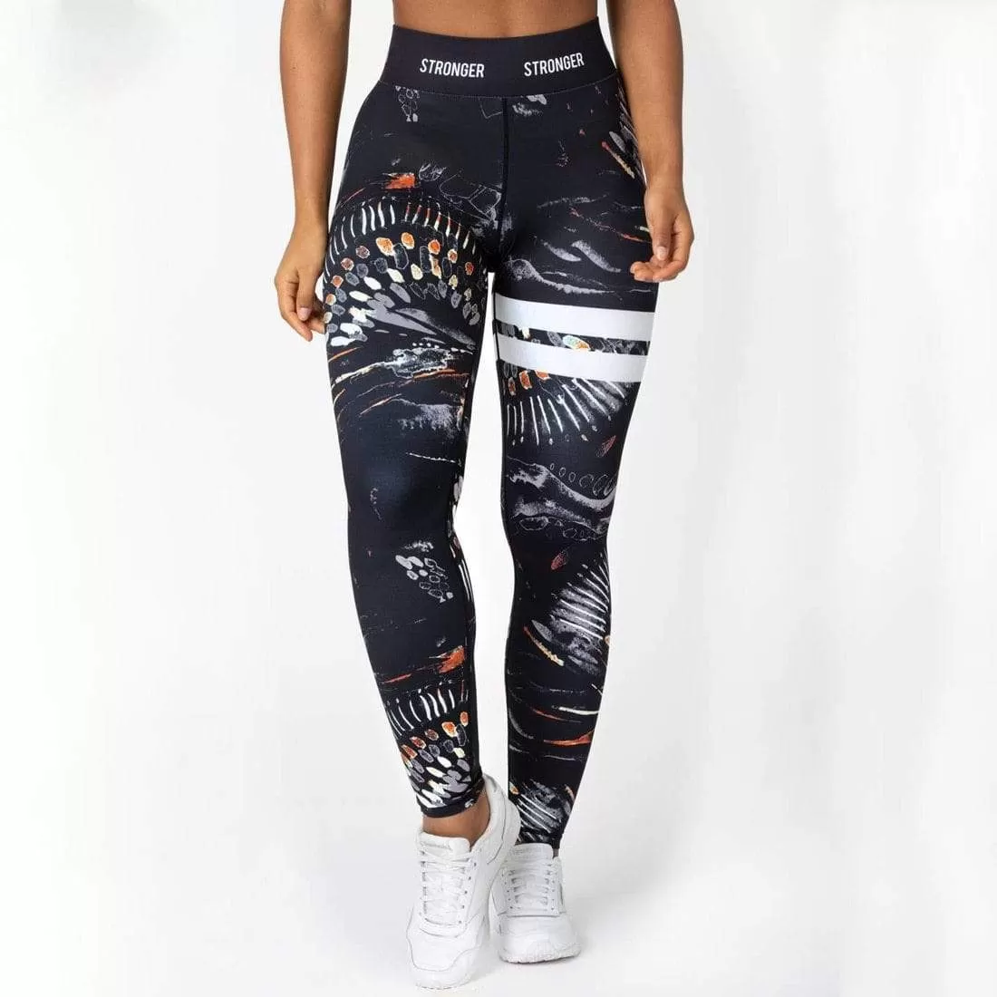 Tribal totem Printed Women Leggings For Fitness High Waist Printed Long Pants Women Hip Push UP Tights Women Gym Clothing