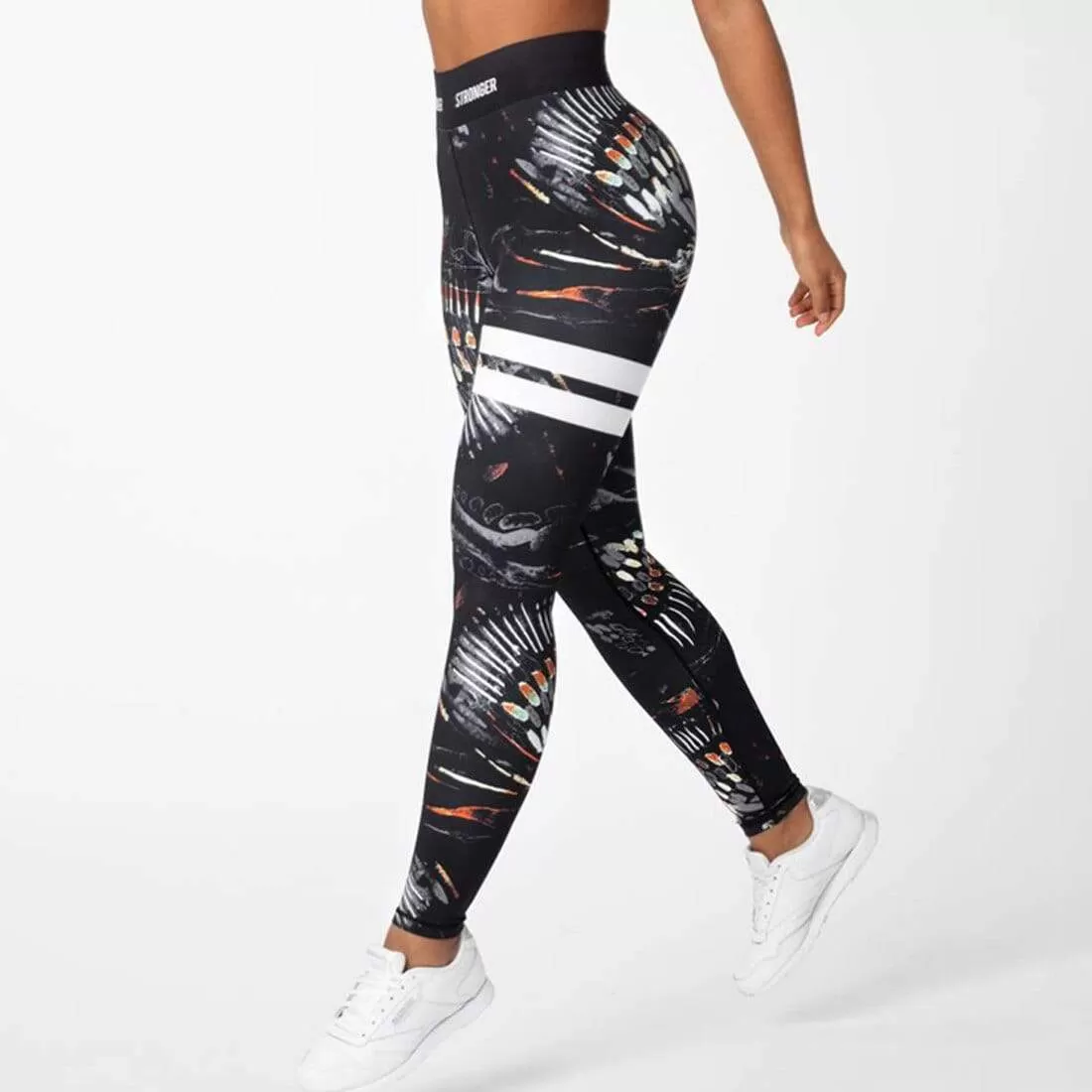 Tribal totem Printed Women Leggings For Fitness High Waist Printed Long Pants Women Hip Push UP Tights Women Gym Clothing