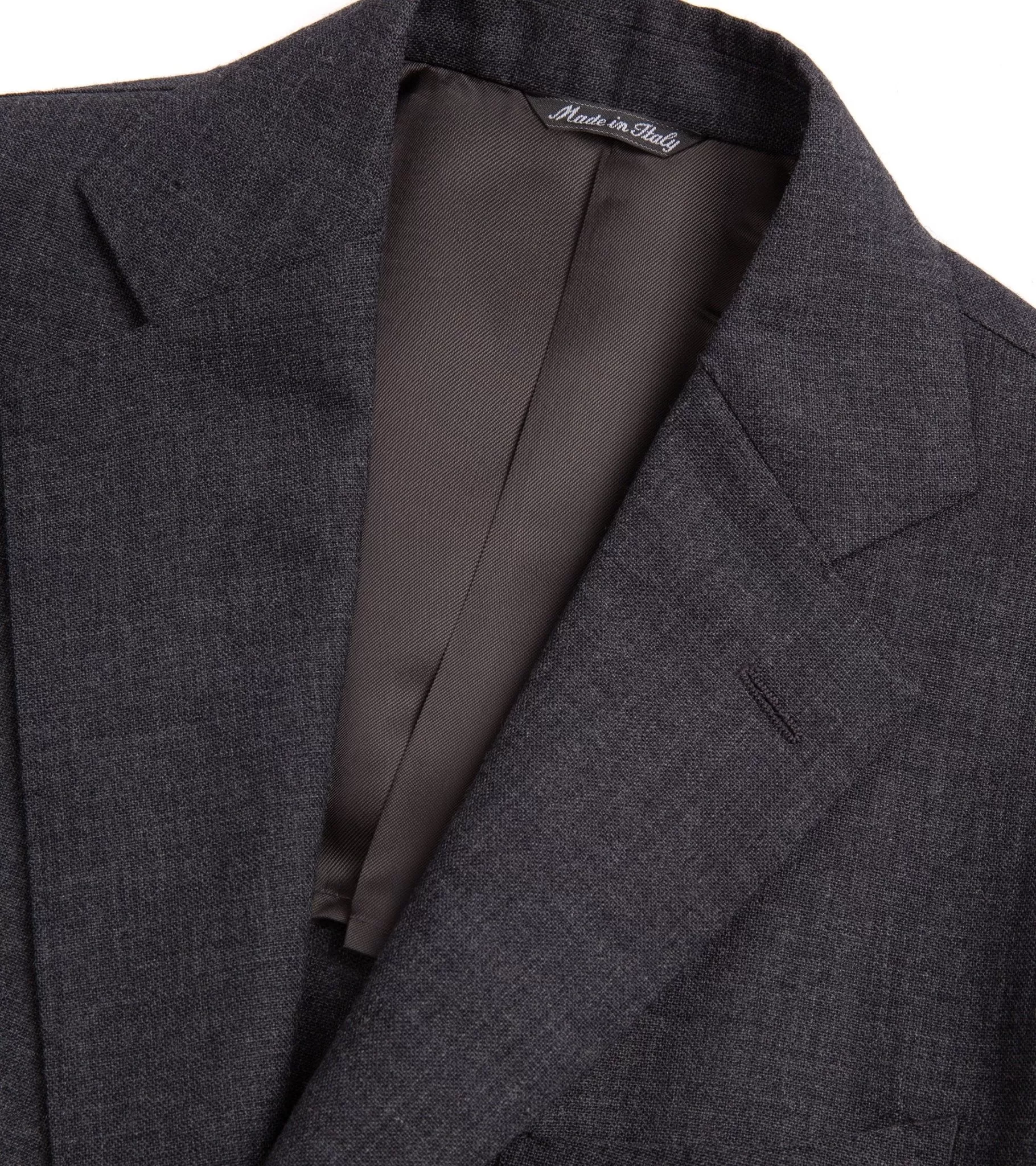 Trunk Wigmore Wool Fresco Suit Jacket: Charcoal