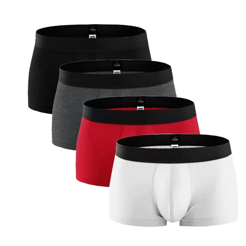 Underwear Men Cotton Boxers Shorts Men's Panties Short Breathable