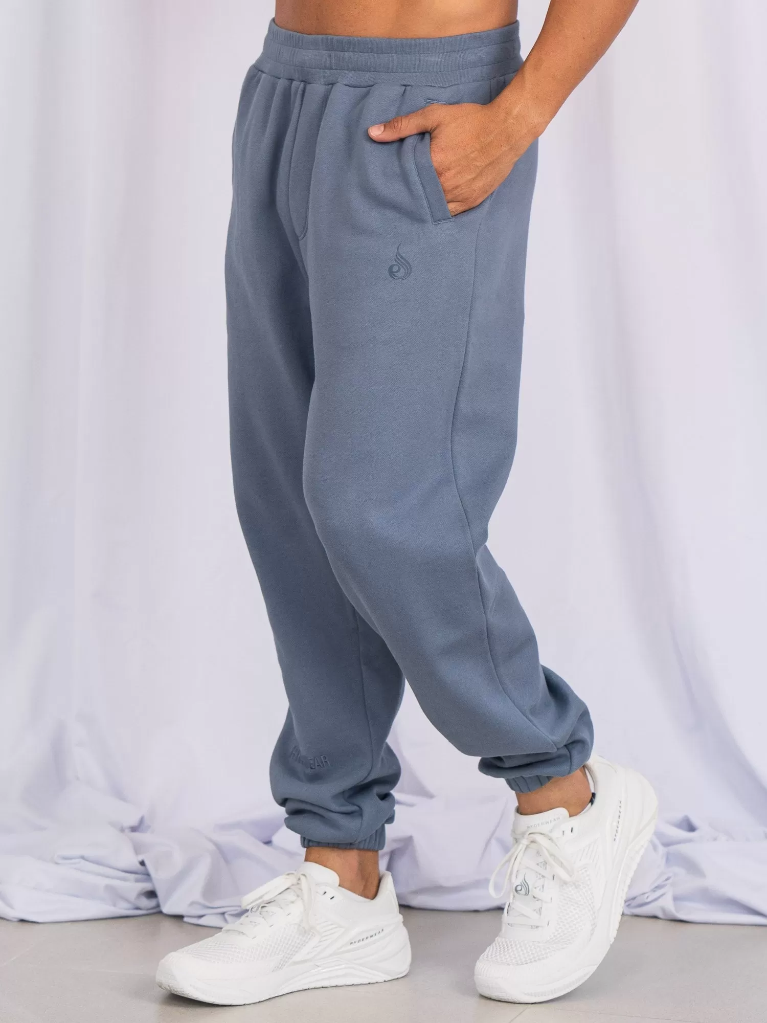 Unisex Track Pants - Denim Blue