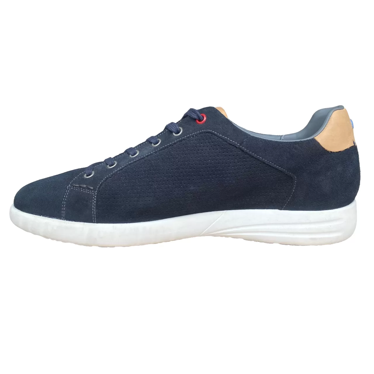 US Polo Assn. Trevor FALKS4170S8 dark blue suede leather men's casual shoe