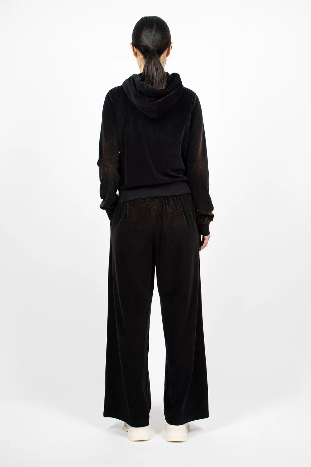 Velour Trousers Black