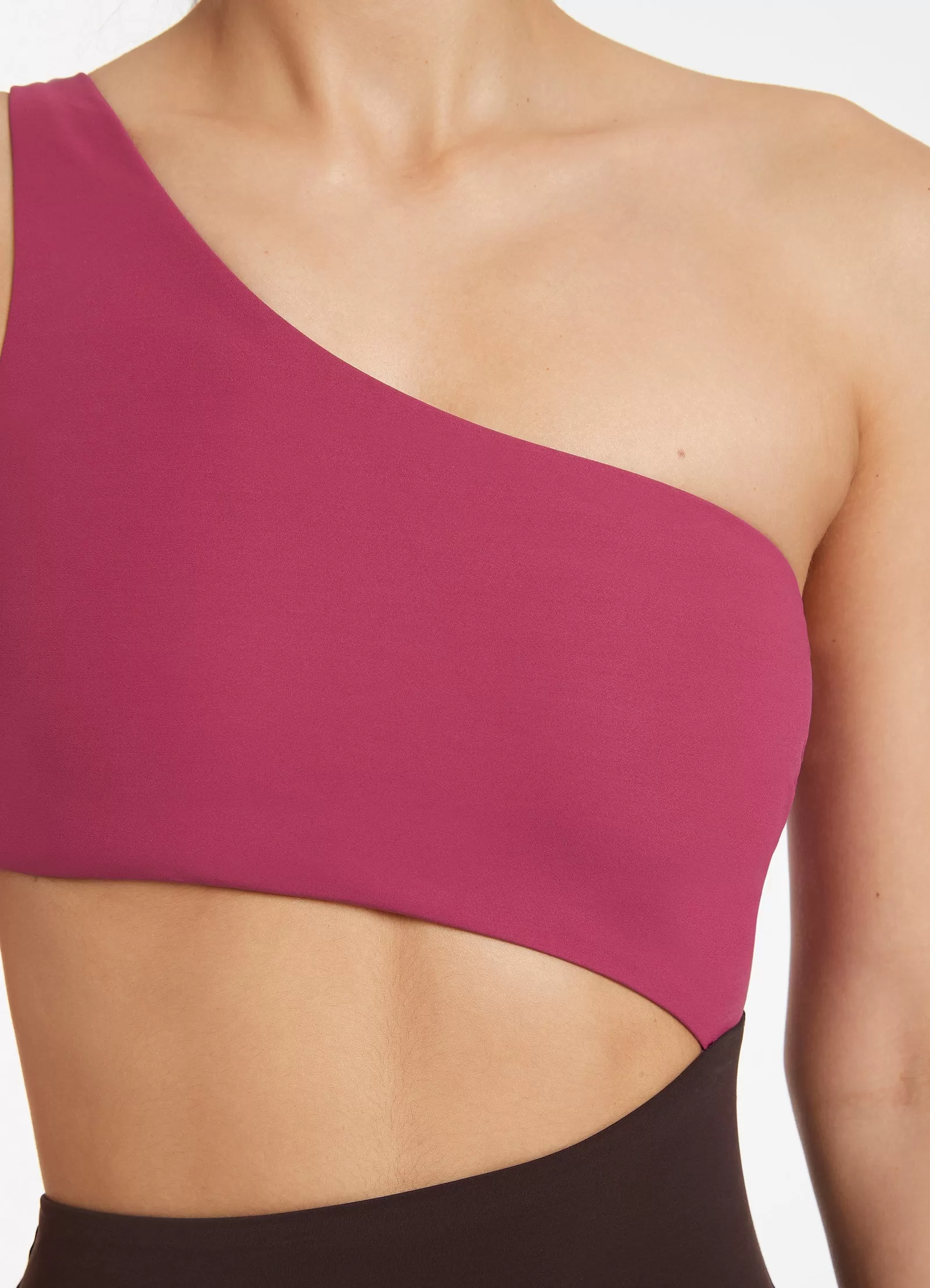 Versa One Shoulder One Piece - Orchid