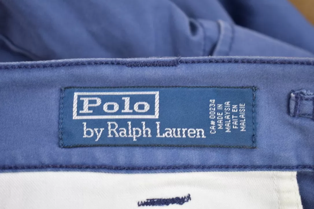 Vintage 1990&#39;s Polo Cargo Pants Size 38 x 31.5 / Vintage Polo By Ralph Lauren / Vintage Cargos / Streetwear Fashion / Blue Cargo Pants