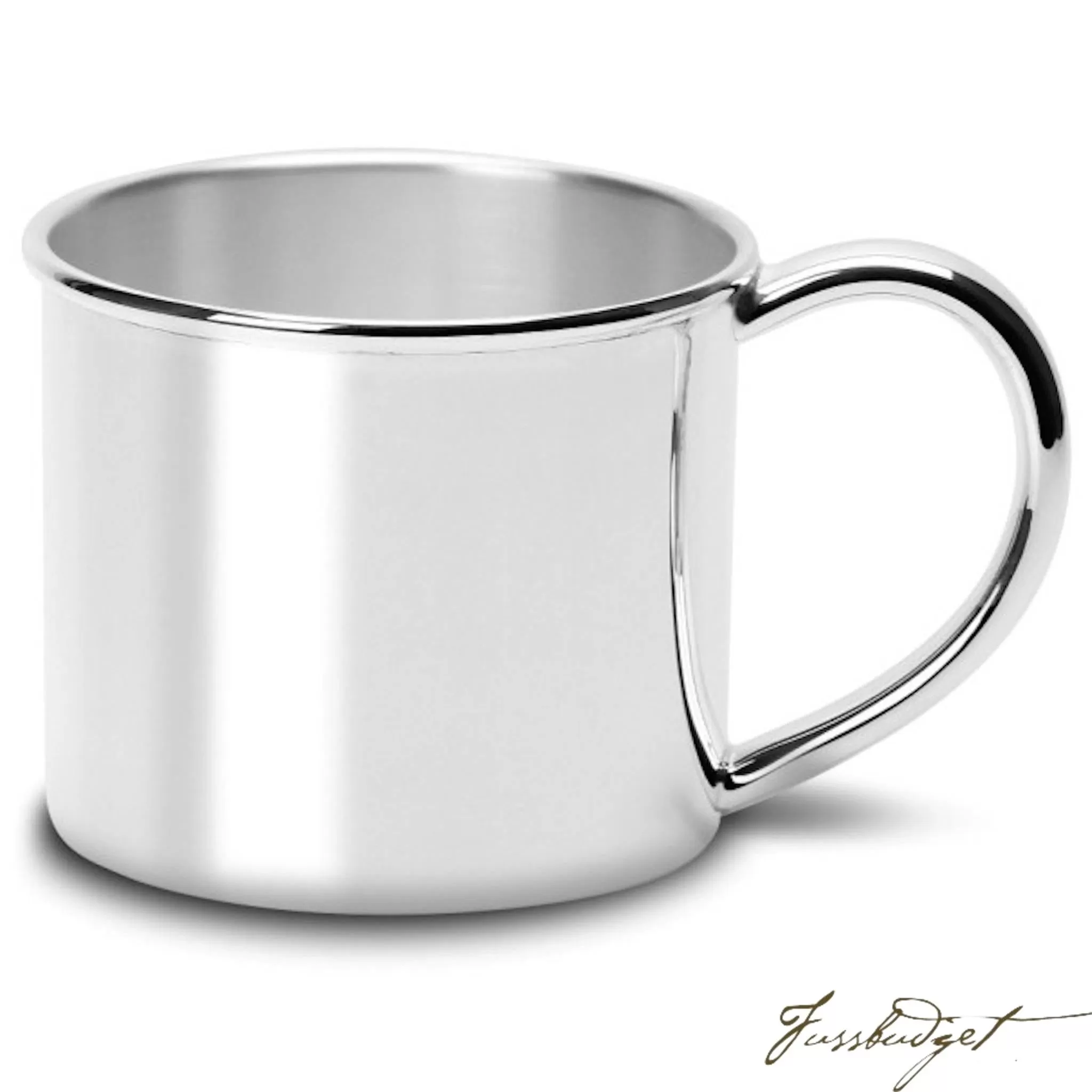 Wide Classic Silver Plated Baby Cup