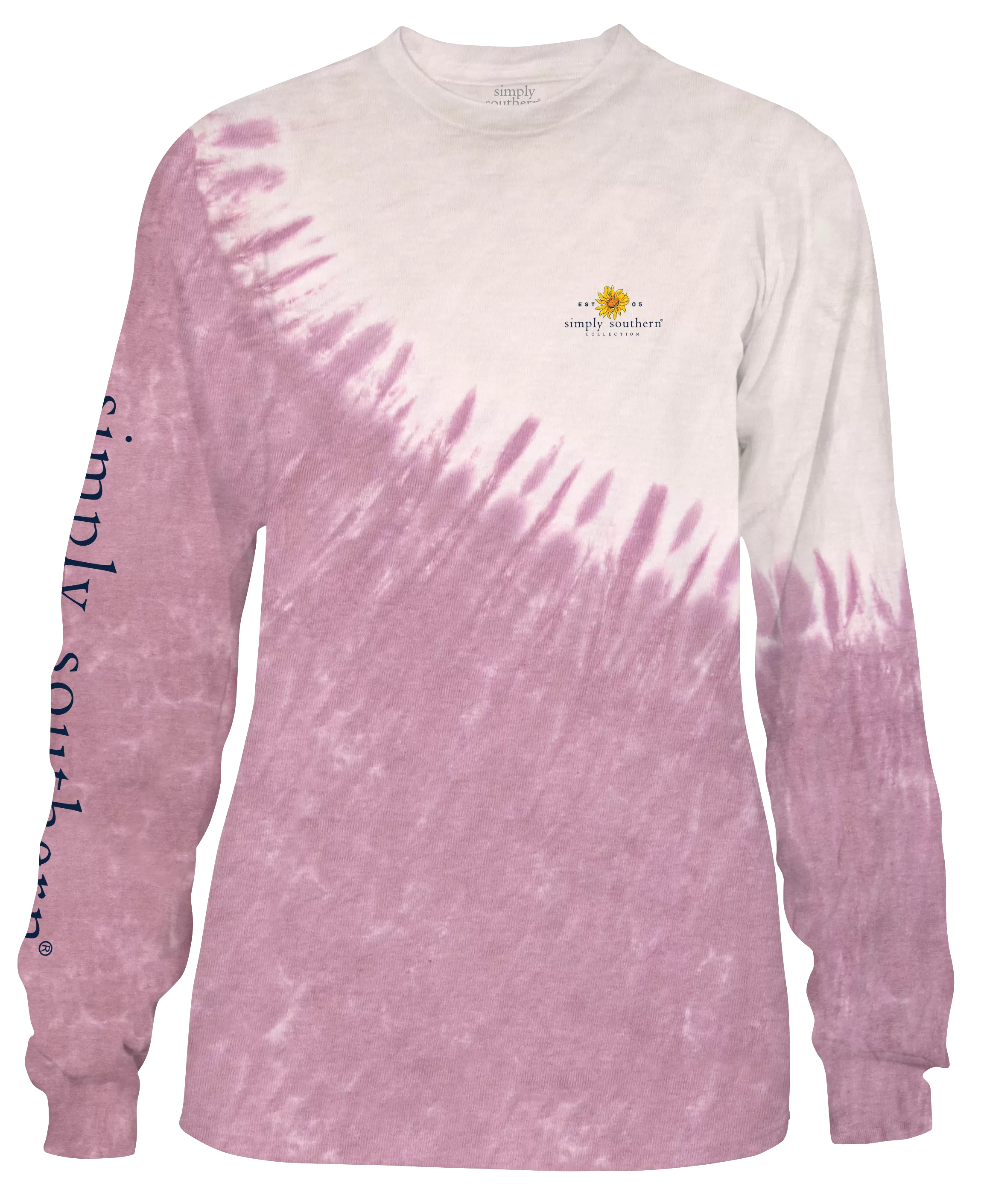 'With God All Things Are Possible' Tie Dye Long Sleeve Tee by Simply Southern