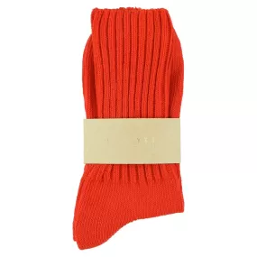 Women Crew Socks - Orange