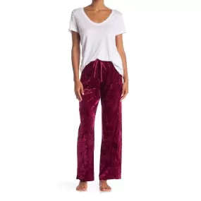 Women Pajama TAHARI Crushed Velvet Wide Leg Pajama Pants Cute Pajamas for Girls