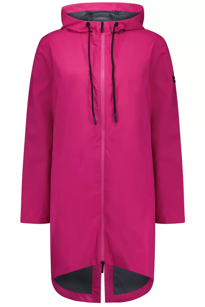 Womens Georgie Rain Coat - Fuchsia