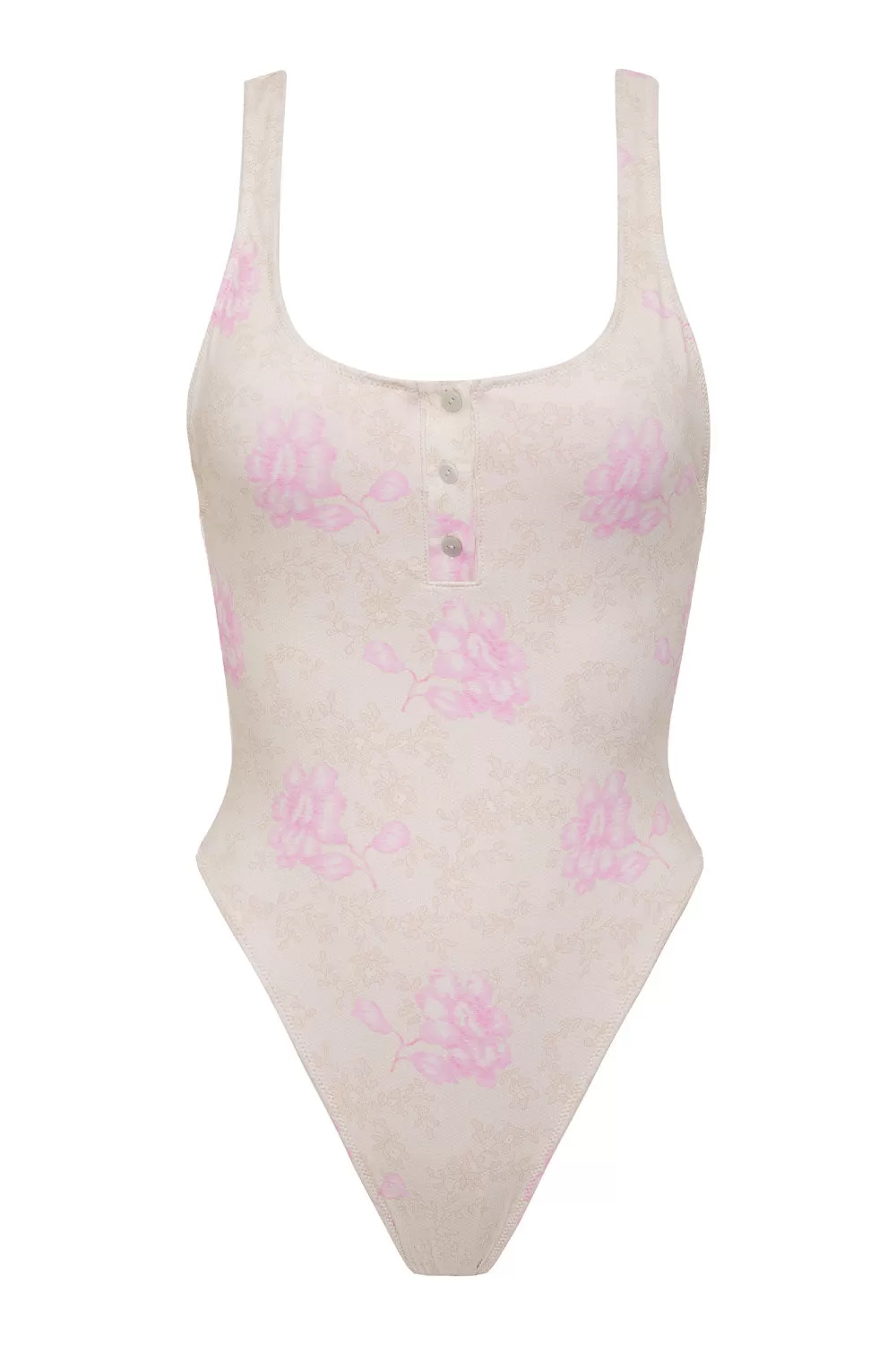 x PAMELA ANDERSON Pacific Cheeky One Piece Swimsuit - Lace on the Beach