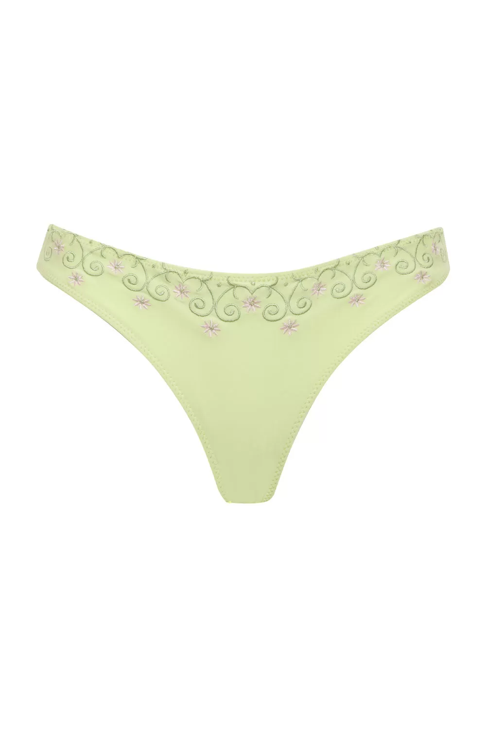 x SYDNEY SWEENEY Dawson Cheeky Bikini Bottom - Key Lime