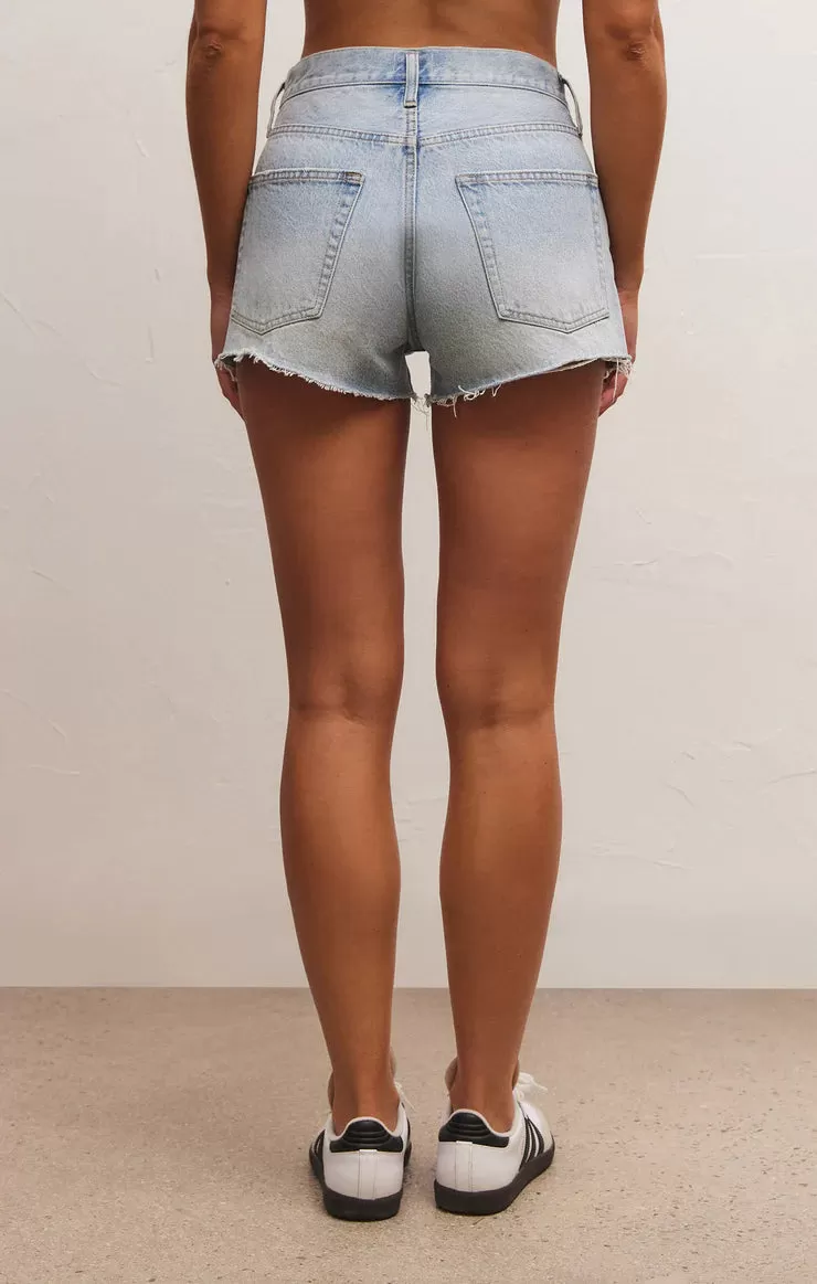 Z Supply Classic Hi Rise Denim Short